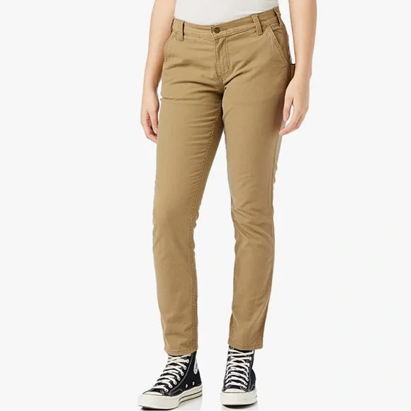 Carhartt Yukon Slim Fit Skinny Crawford Pants 18 NWT - Picture 2 of 16